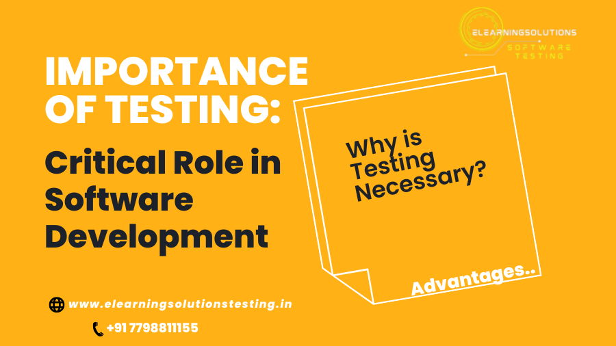 Importance of Testing