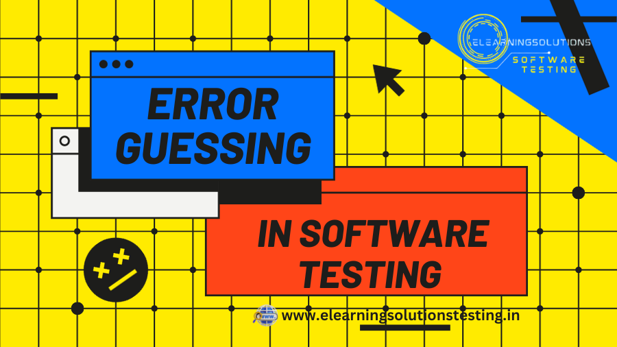 Error guessing in Software Testing