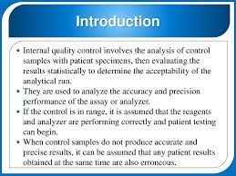 Introduction to Quality Control 