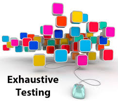 Exhaustive testing