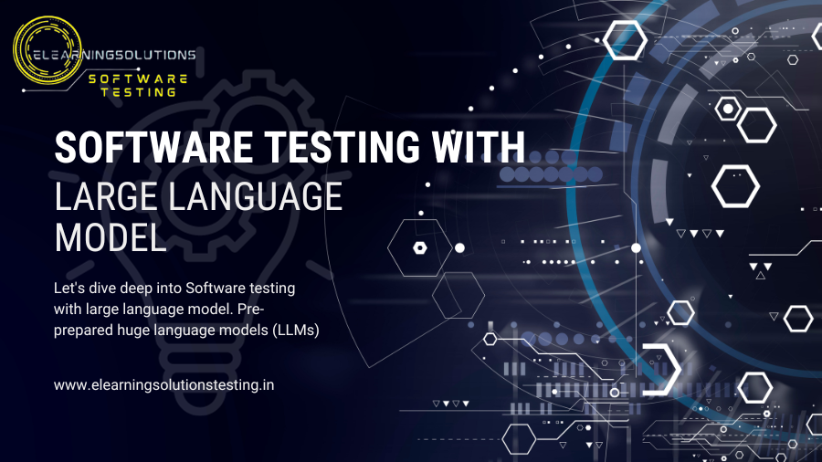 Software testing with large language model