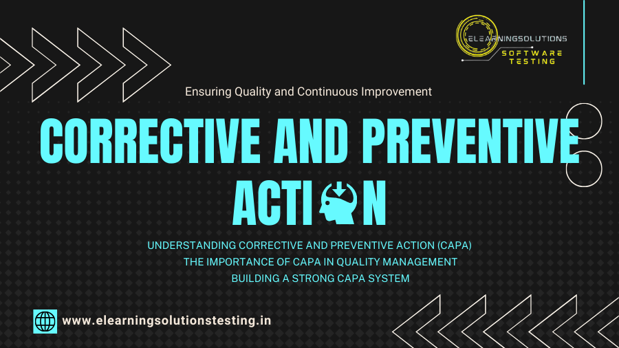 Corrective and preventive action