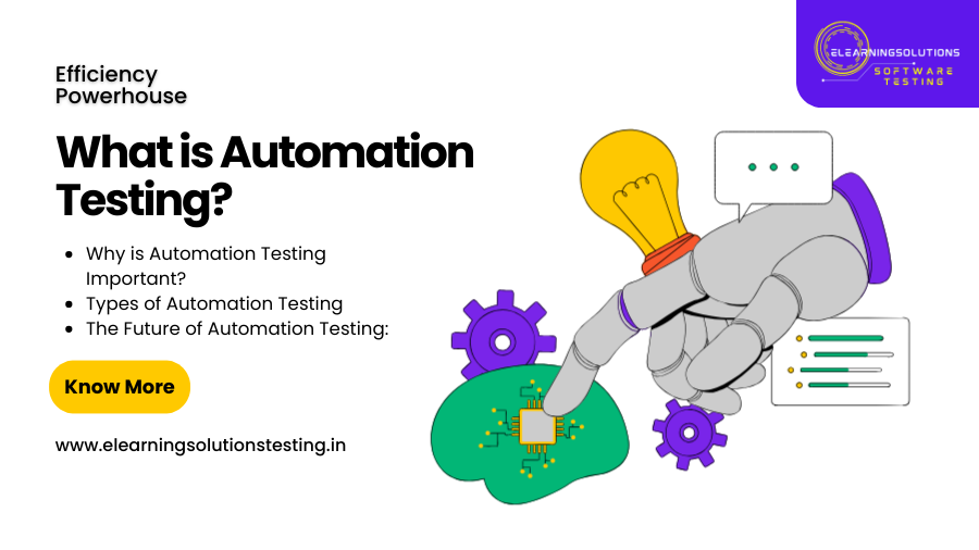 What is automation testing in software testing